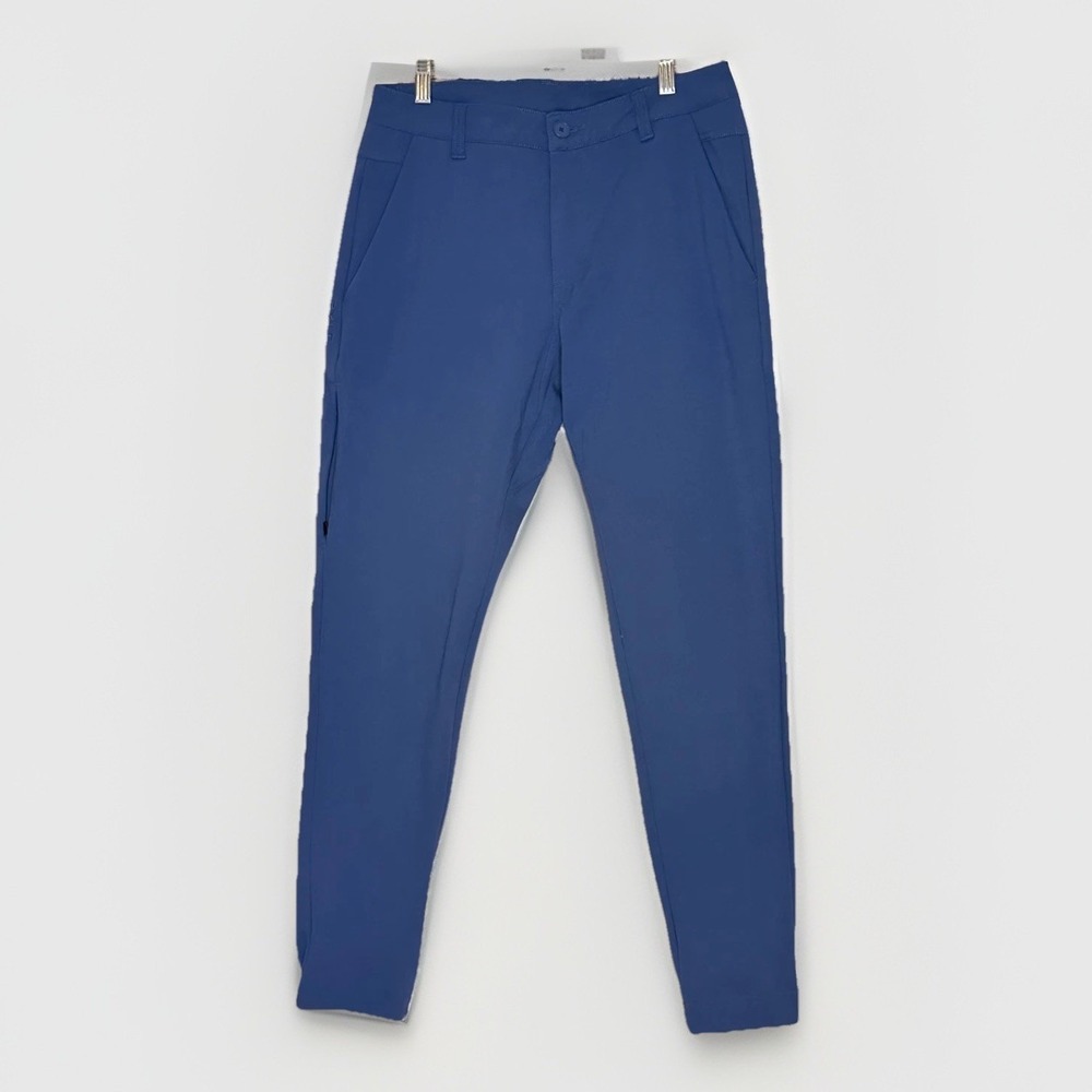 BYLT Basics Men's Tech Denim Everyday Pant Blue Straight Fit 32 Comfort Golf